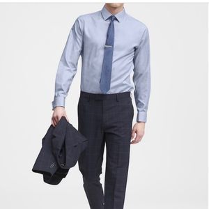 Banana Republic Slim-Fit Men Dress Shirt blue Sz M